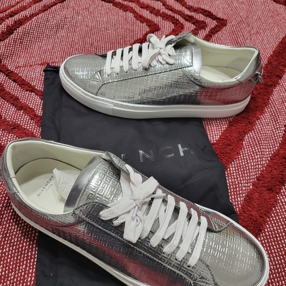 Men's Givenchy Sneakers Urban Street Silver Size 10 - Picture 9 of 9